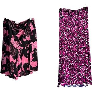 5 for $15, Bundle of 2 Womens Skirts, sz XL & XXL